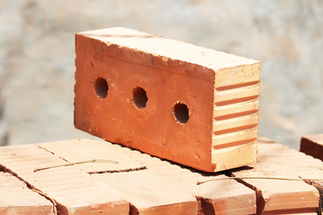 Wire Cut Zig-Zag Brick - 3 Holes